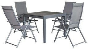 Set mobilier de grădină Numeral (gri închis) (pentru 4 persoane). 1116424