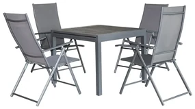 Set mobilier de grădină Numeral (gri închis) (pentru 4 persoane). 1116424