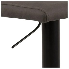 Scaun de bar gri antracit cu înălțime ajustabilă (înălțime șezut 78,5 cm) Avanja – Actona