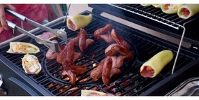 Grătar negru cu cărbuni