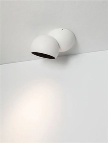 Spot LED aplicat aluminiu LUSA alb