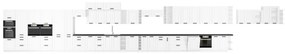 Dulap de bucătărie pentru alimente Lucid 40 DK 210 2F (alb + alb). 1041059