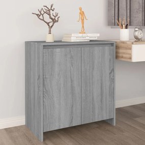 vidaXL Servantă, stejar sonoma gri, 70x41x75 cm, lemn prelucrat