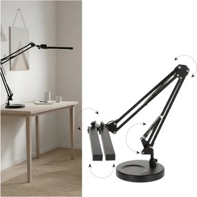 Brilagi - Lampă de birou LED reglabilă VARIO LED/15W/230V 3000-6000K neagră