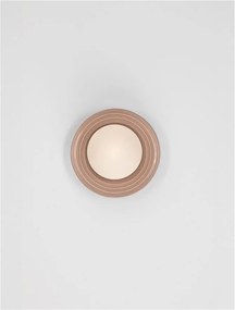 Aplica baie protectie IP44, Portelan mocha, ORBIQUE 16cm