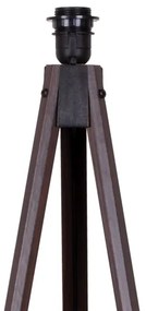 Lampadar Duolla DUO 1xE27/60W/230V d. 44 cm bej/wenge