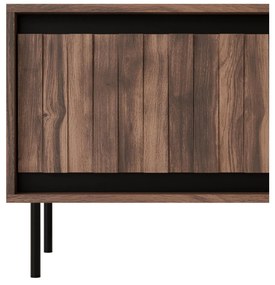 Masă de cafea/Dulap Sting RTV1 (nuc + negru). 1092422