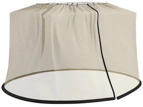 Outsunny Plasă de Țânțari pentru Umbrelă cu Ochiuri Dense și Deschidere cu Fermoar, 3x2,3 m, Bej | Aosom Romania