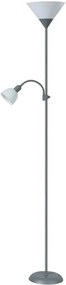 Rabalux Action lampă de podea 2x100 W alb-argint 4028