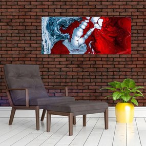 Tablou cu pete abstarcte (120x50 cm)