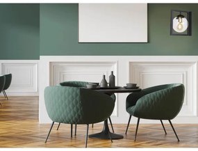 Aplică REY 1xE27/7W/230V neagră Klausen 101005