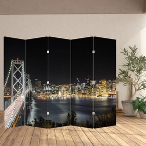 Paravan - Podul Brooklin și New York (210x170 cm)
