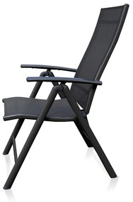 Set de gradina Alvero 2, dreptunghi - 6 locuri, negru