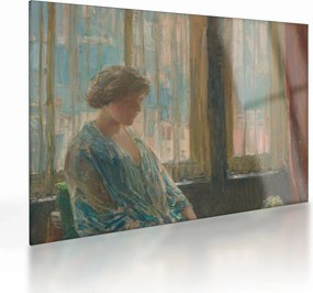 Tablou pe sticlă - Childe Hassam, The New York Window, reproducere (70x50 cm)