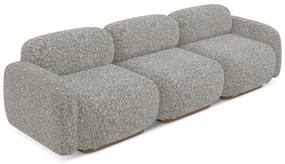 Canapea modulară gri 270 cm Ailani – Makamii