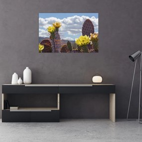 Tablou cu floarea de cactus Opunție (90x60 cm)