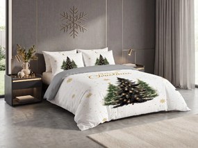 Lenjerie de pat din microfibra 3D MERRY TREES alb Dimensiune lenjerie de pat: 2 ks 70 x 90 cm | 140 x 200 cm