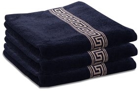 Prosop GREEK 50 x 90 cm negru, 100% bumbac