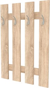 Cuier de perete KORADO NEW KV11, stejar sonoma, PAL, 70x3x100 cm
