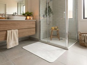 Covoras de baie TRIVORA 60x100 cm alb