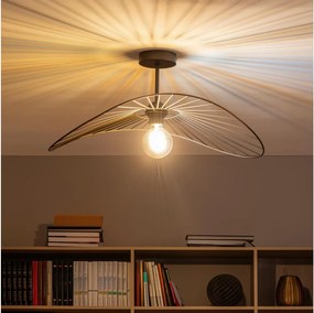 Brilagi - Lustră LED aplicată CERIA WIRE 1xE27/60W/230V 40x56 cm negru/bronz