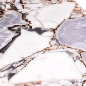 Masuta de cafea design LUX cu blat din marmura Shapiro