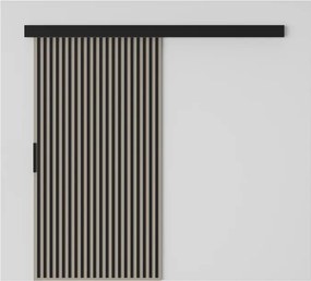 Ușă glisantă Perion – 106x1.6x205 cm – Cașmir / Negru