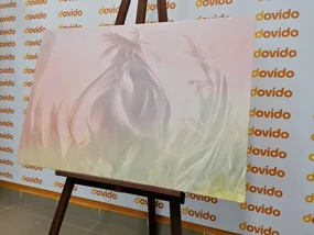 Tablou copacii abstracți în pădure