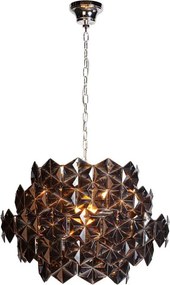 ByRydens 4202350-6513 - Lustră MONARQUE MINI pe lanț, 3xE14/8W/230V, neagră