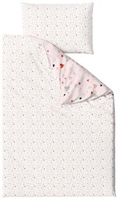 Lenjerie de pat din crepon pentru patut Renforce LOVITA roz Dimensiune lenjerie de pat: 45 x 65 cm | 90 x 140 cm