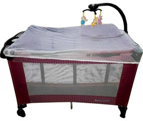 Patut Pliant, Tarc copii Baby Care™ NEST, Pliabil pe 2 Niveluri cu muzica si Masa infasat, Jucarie Carusel cu jucarii din plus, geanta transport