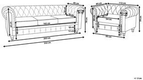 Set canapele Chichester (bej). 1011116