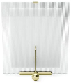Ramă foto aurie cu picior de susținere din sticlă 26x30,5 cm Flute – Umbra