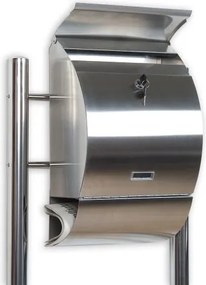 Cutie poștală din oțel inoxidabil 126 cm