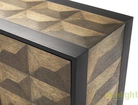 Comoda design LUX din furnir de stejar Gregorio 112010 HZ