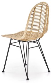 Set masa rotunda Fondi ø80 cm + 2 scaune K337 ratan natural