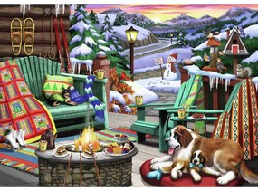 PUZZLE ODIHNA LA FINAL DE ZI, 1000 PIESE - RAVENSBURGER (RVSPA17474)