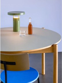 Masă de dining rotundă din lemn de stejar ø 115 cm Oblique – Hübsch