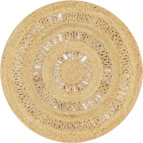 vidaXL Covor manual din iută împletită, 90 cm