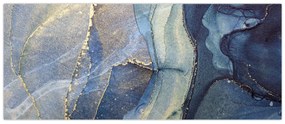 Tablou - Abstracție cu cerneală cu alcool (120x50 cm)