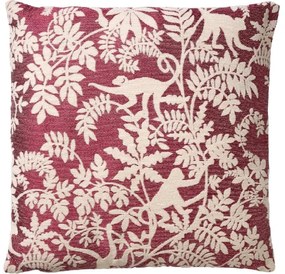Husa decorativa pentru perna ABU MERLOT 45x45 cm, vinoviu