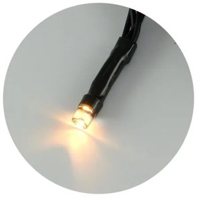 Instalație LED de Crăciun de exterior 50xLED/2 funcții 5,4m IP44 alb cald