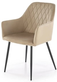 Scaun K558 velvet bej