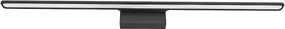 Open Design OR86164 - Oglindă iluminată LUCE cu LED, 12W/230V, CCT, 91,5 cm, IP44, negru
