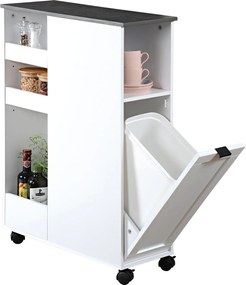 Carucior de bucatarie cu cos de gunoi, KESPER