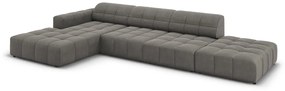 Coltar 5 locuri Chicago catifea L341 cm