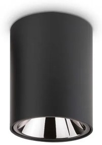 Spot LED aplicat modern Nitro pl round d08 NERO