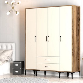 Dulap de haine Kiara STS (Nuc + Crem). 1088351