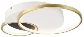 Plafonieră dimabilă BENITO LED/31W/230V 3000-6500K alb/auriu