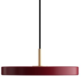 Lustra LED design scandinav Asteria mini - ruby red/ auriu